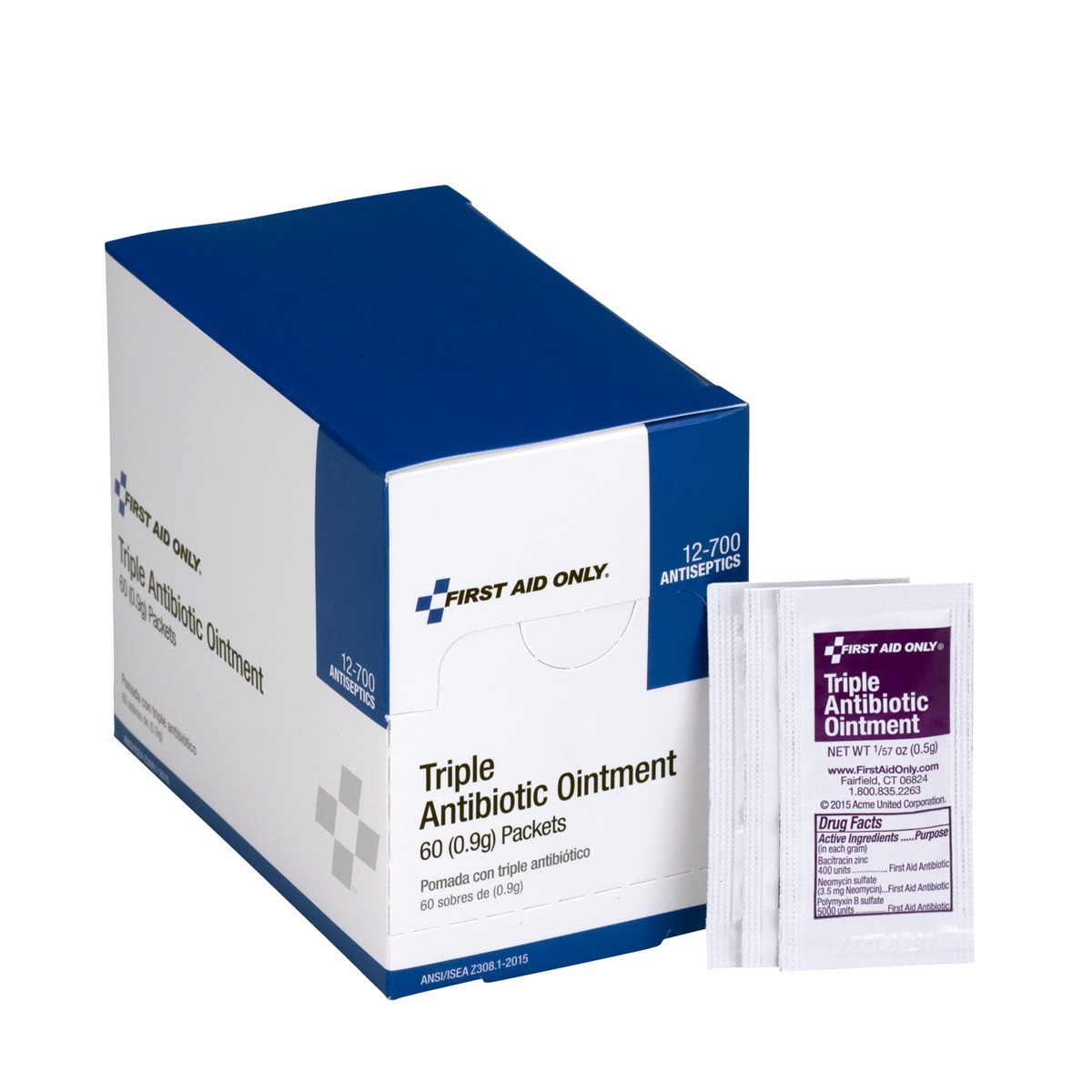 Triple Antibiotic Ointment (0.9g) Packets - First Aid Safety